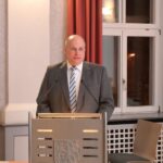 Dr. Christoph Meixner, der neue Leiter des Sudetendeutschen Musikinstituts, bei seinem Antrittsvortrag.