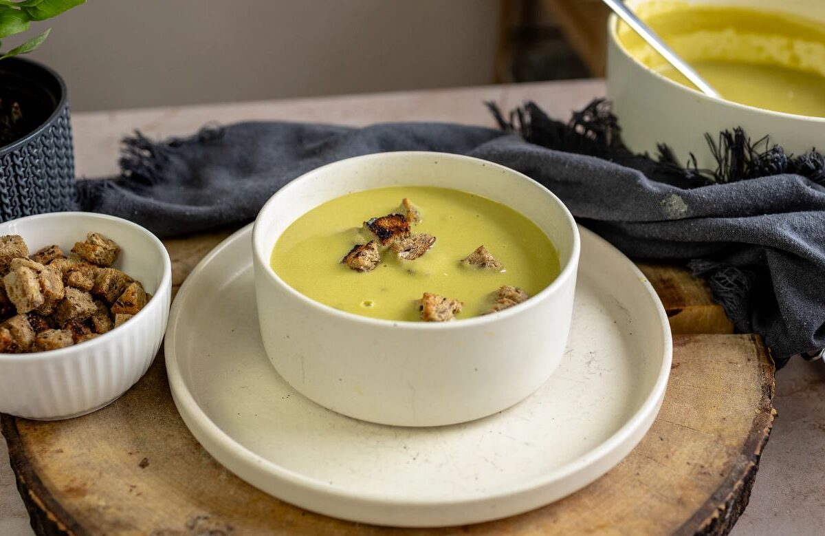 Perfekt für kalte Wintertage: Böhmische Erbsensuppe.