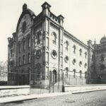 Die Große Synagoge in Brünn, die im Jahr 1855 fertiggestellt wurde, vor ihrer Niederbrennung im Jahr 1939.