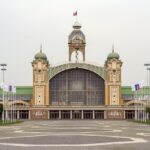 Der Industriepalast vor dem Brand 2008.