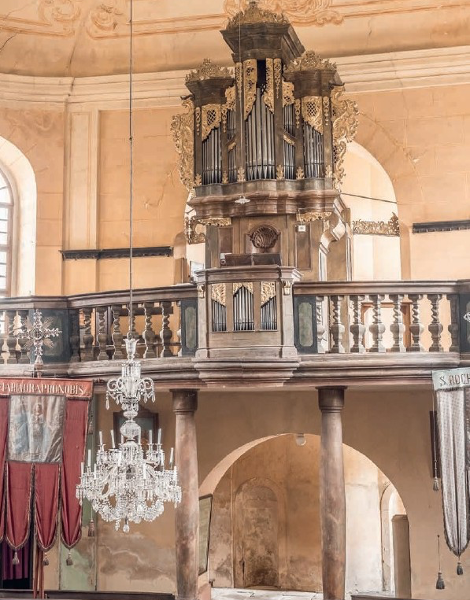 Die Orgel der Pfarrkirche St. Jakobus in Netschetin muss dringend restauriert werden.