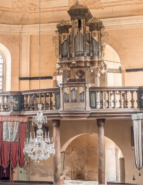 Die Orgel der Pfarrkirche St. Jakobus in Netschetin muss dringend restauriert werden.