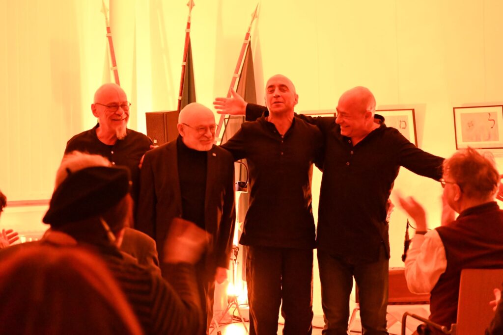 Von links nach rechts: Thomas Kempe, Kür Kaufmann, Andreas Schnell und Tomas Feist.