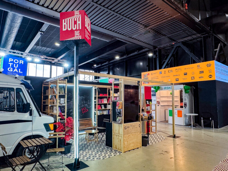 Der Stand des deutschsprachigen Programms Das Buch im letzten Jahr auf der Prager Buchmesse Svět knihy Praha.