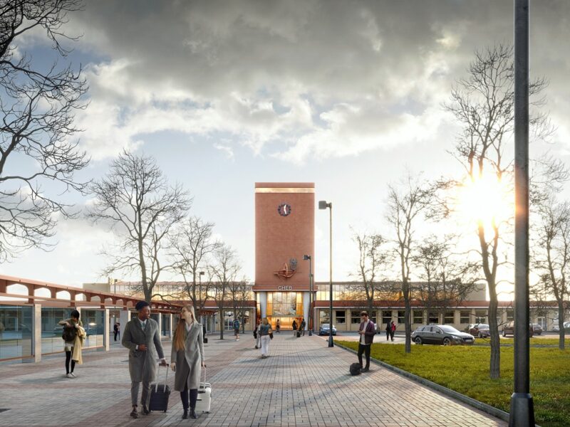 Bahnhof Eger soll wieder wie zur Nachkriegszeit aussehen
