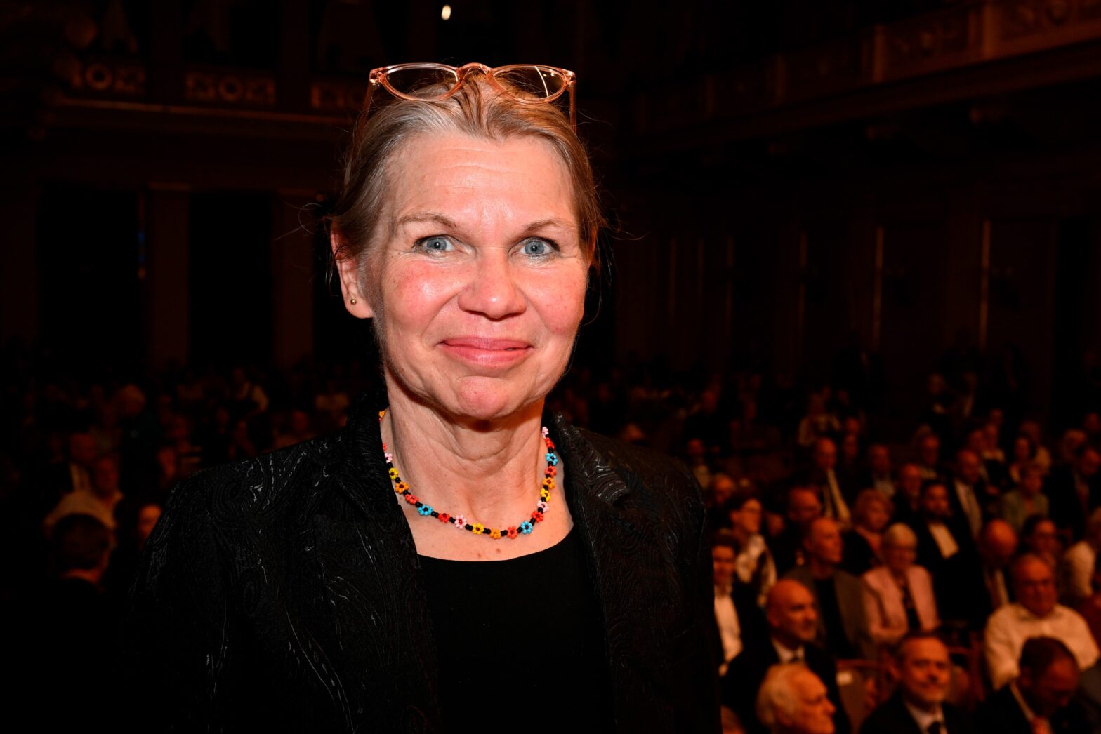 Petra Laurin bei der Preisverleihung im Besední dům in Brünn.