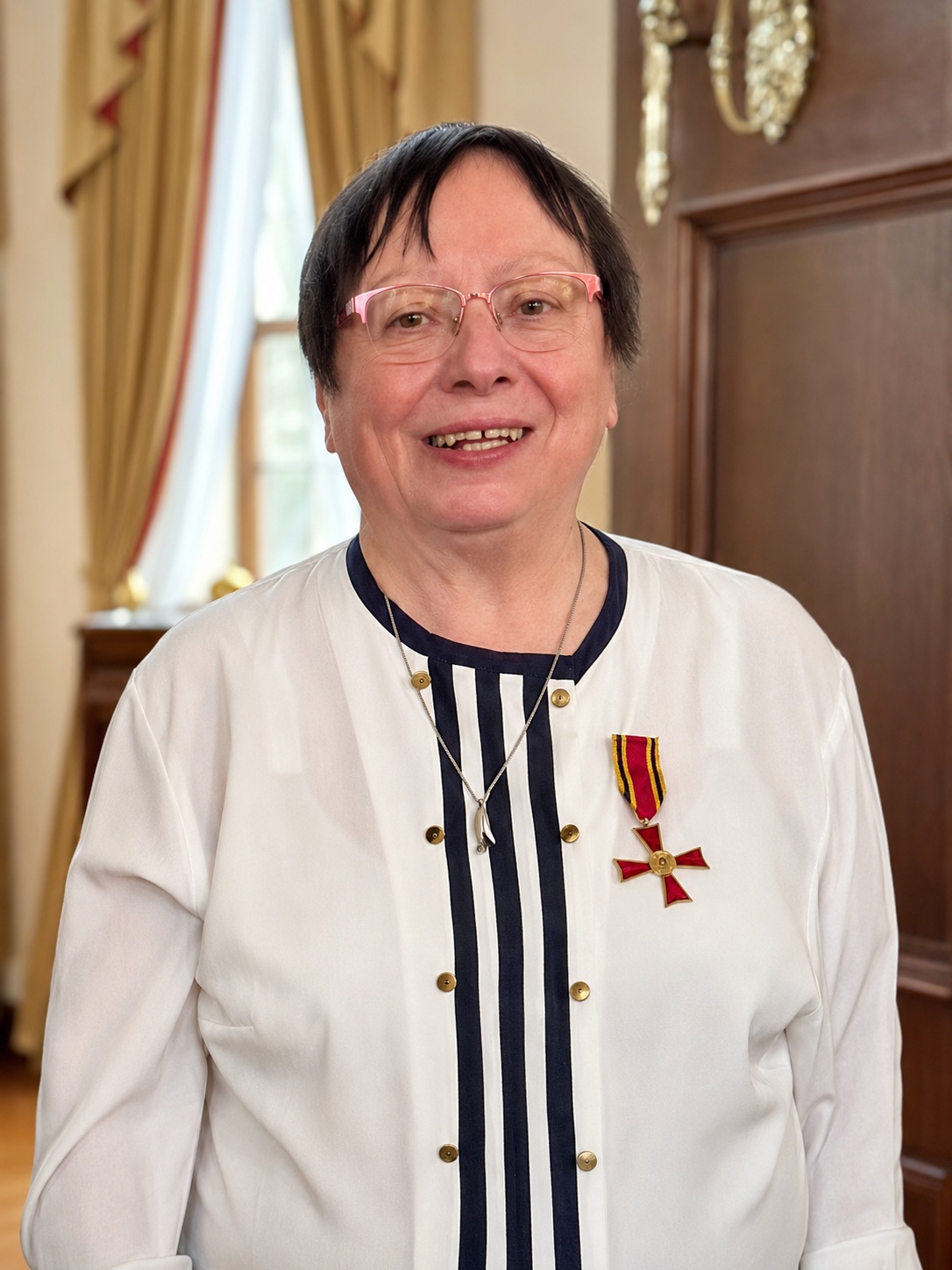 Die Aussiger Historikerin Kristina Kaiserová erhielt in Prag das Bundesverdienstkreuz.
