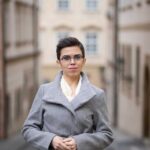 Die Fraktionsvorsitzende der tschechischen Piraten-Partei im Prager Abgeordnetenhaus, Olga Richterová.
