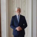 Tschechiens Präsident Petr Pavel bei seiner Stellungnahme am 23. Juni 2026. Gegen die Entscheidung der Regierung, ohne den Präsidenten zum kommenden NATO-Gipfel nach Ankara zu fahren, will Pavel Klage beim Verfassungsgericht erheben.