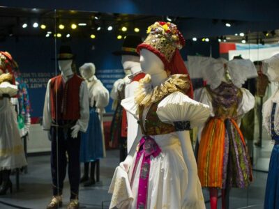 Blick in die Dauerausstellung des National Czech and Slovak Museum in Cedar Rapids.