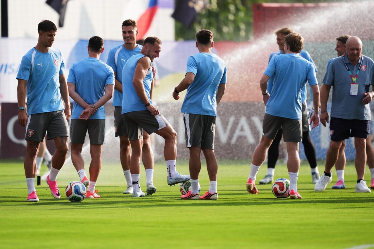 Spieler der tschechischen Nationalmannschaft beim Training in Guadalajara (Mexiko) am Mittwoch, den 10. Juni 2026.