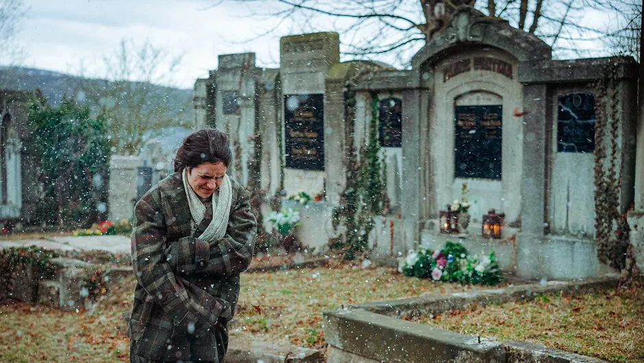 Szene aus dem Film „Gerta und die Welt am Abgrund“ mit Barbora Váchová als Gerta