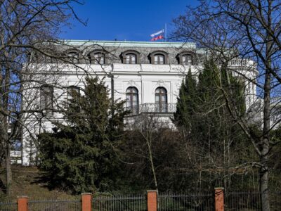 Die Russische Botschaft in Prag.
