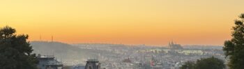 Vom Park Riegrovy sady hat man eine wunderschöne Aussicht auf Prag und den Sonnenuntergang.