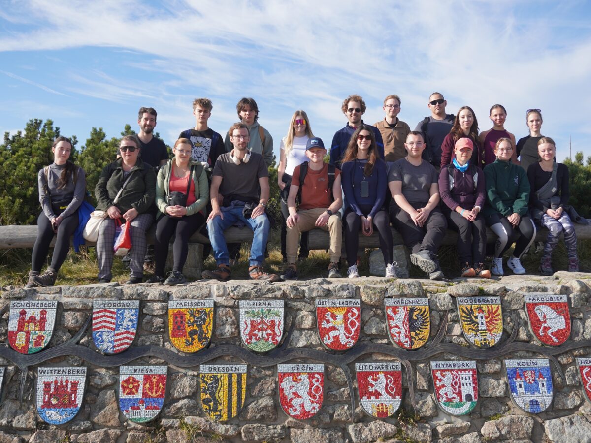 Die Wandergruppe, bestehend aus 20 jungen Erwachsenen der deutschen Minderheit aus Tschechien und Polen.