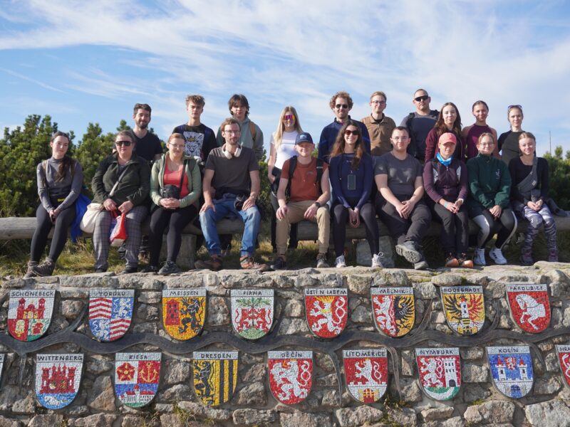 Die Wandergruppe, bestehend aus 20 jungen Erwachsenen der deutschen Minderheit aus Tschechien und Polen.