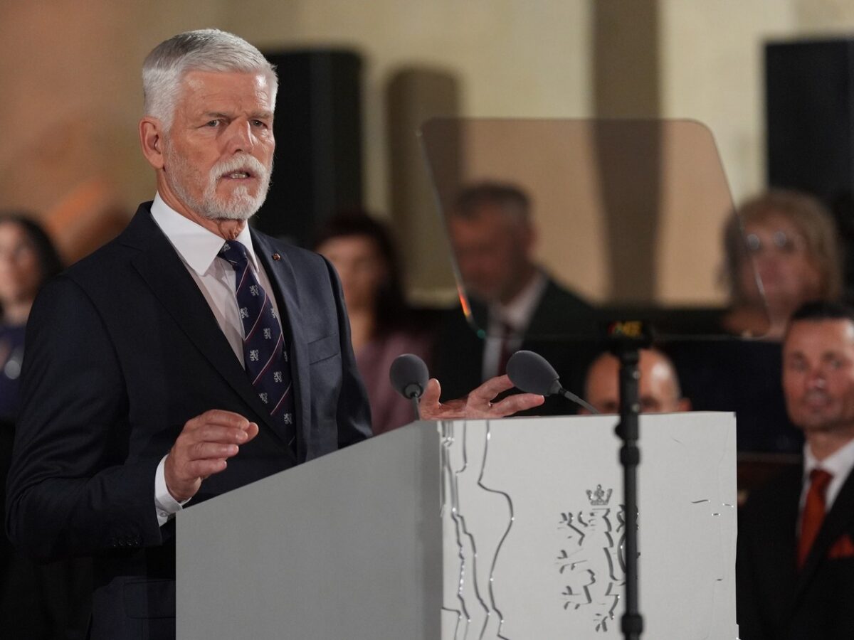 Tschechiens Präsident Petr Pavel bei seiner Rede am 28. Oktober 2026.