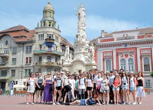 Foto: Sommercamper beim Besuch in Temeswar - Foto: srö