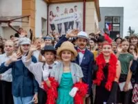 So feierte das Prager Thomas-Mann-Gymnasium 100 Jahre Tschechoslowakei / Foto: Björn Steinz
