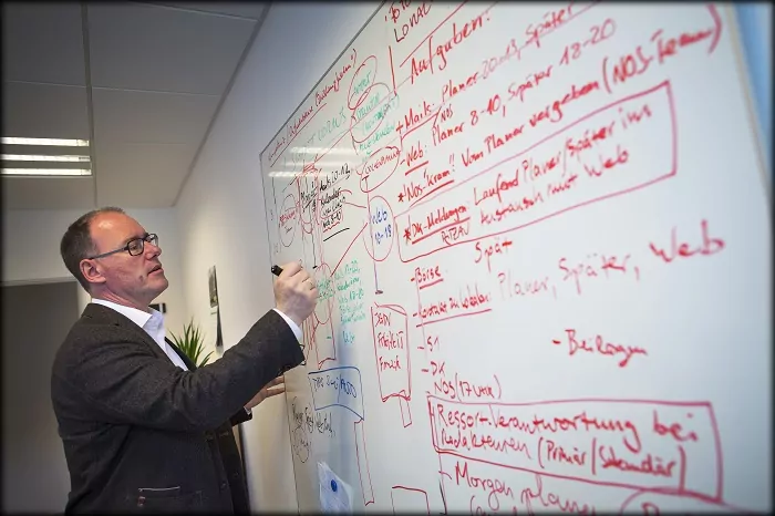Gwyn Nissen, Chefredakteur des Nordschleswiger - Foto: Karin Riggelsen, Der Nordschleswiger