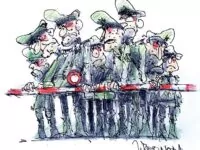 Neue alte Grenzen durchziehen Europa - Illustration: Jiří Bernard
