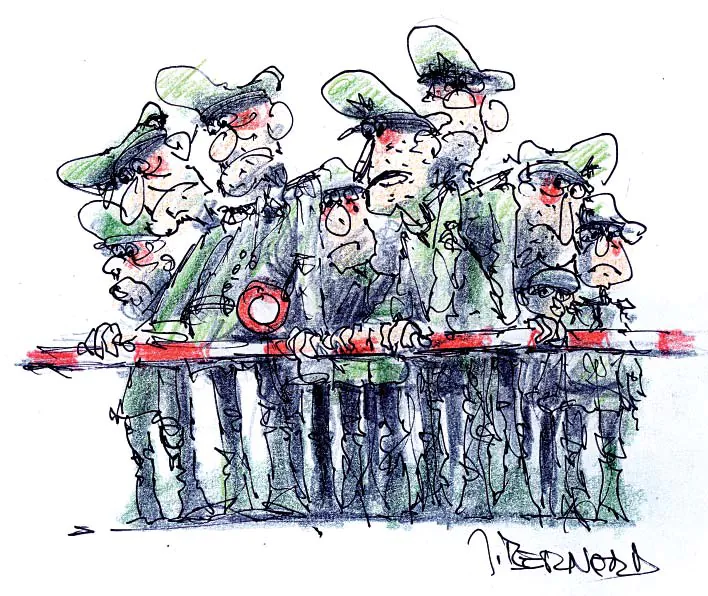 Neue alte Grenzen durchziehen Europa - Illustration: Jiří Bernard