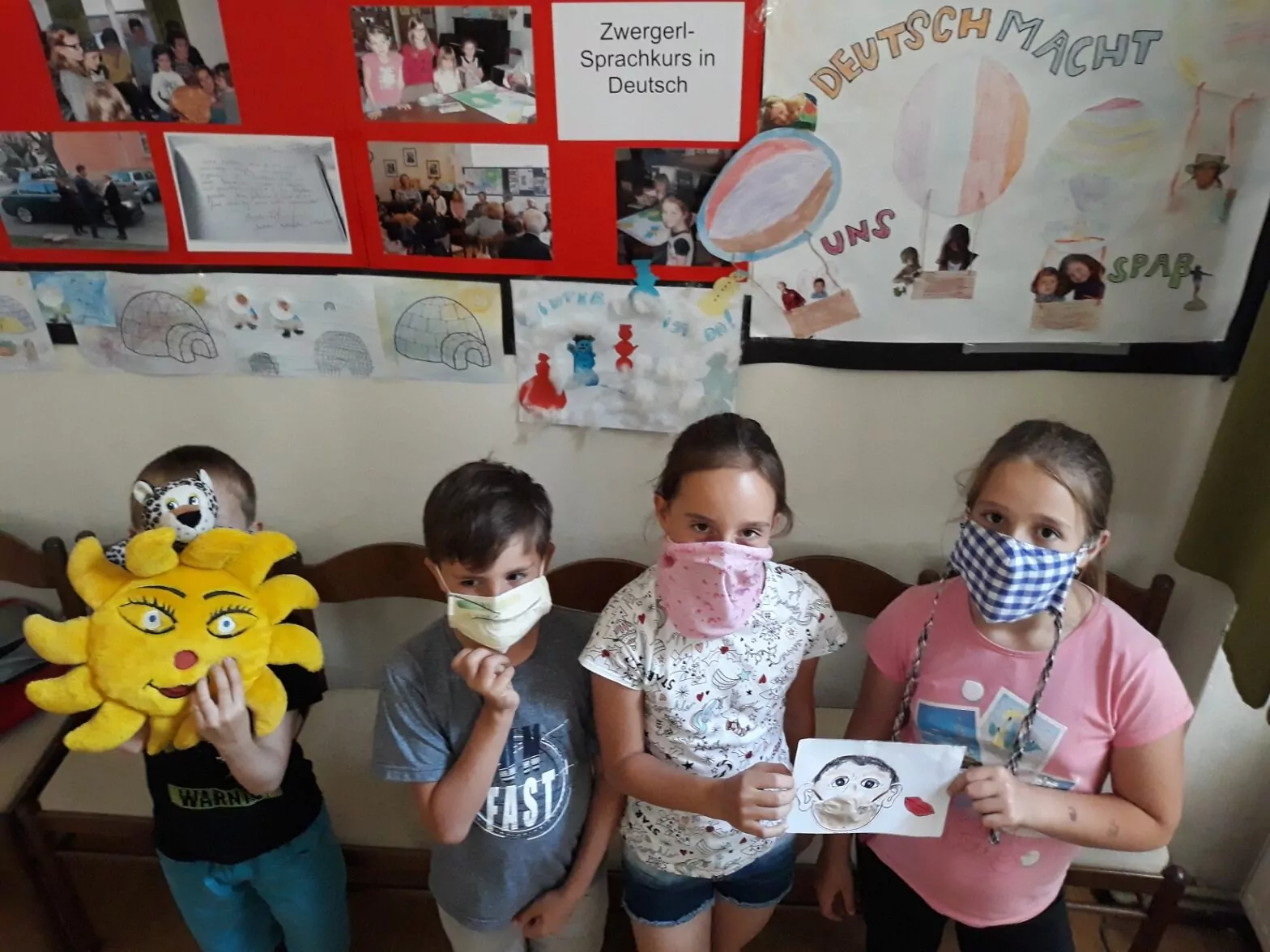 Insgesamt fördert das BGZ das Erlernen der deutschen Sprache mit neun Projekten. Für die Kleinsten gibt es den "Zwergerlkurs", der vor kurzem nach der Corona-Pause wieder startete. Foto: Deutscher Kulturverein Region Brünn