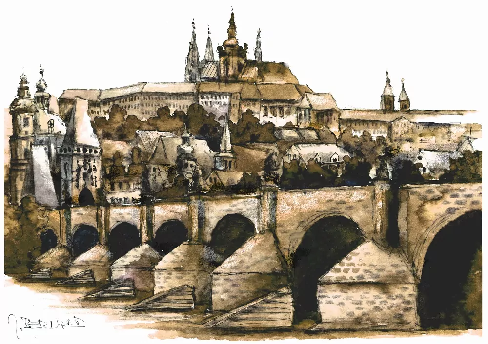 Das LandesEcho 7/2020. Illustration: Jiří Bernard