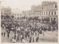 Die tschechoslowakische Armee kurz nach der Besetzung des Hultschiner Ländchens am 4. Februar 1920, Foto: Muzeum Hlučínska