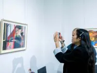 Aus der Ausstellungseröffnung. Foto: Pavlína Jáchimová, Goethe-Institut