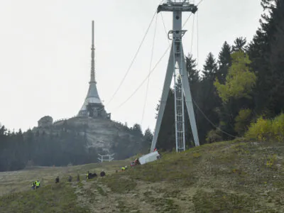 Bei der Seilbahn auf den Jeschken ereignete sich ein tödlicher Unfall. Foto: ČTK/Petrášek Radek