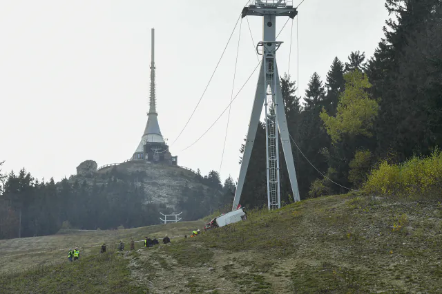 Bei der Seilbahn auf den Jeschken ereignete sich ein tödlicher Unfall. Foto: ČTK/Petrášek Radek