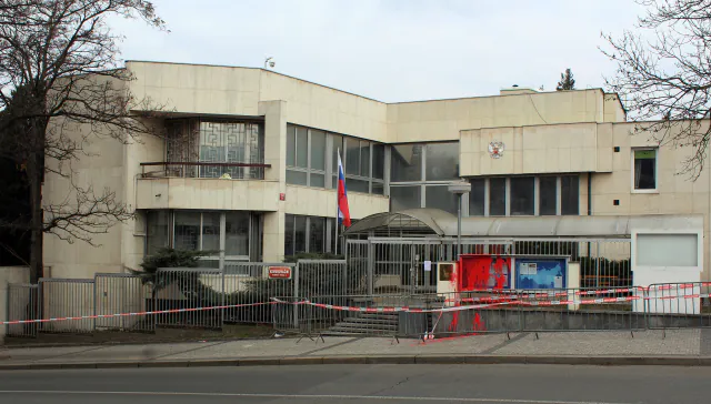 Das Konsulatsgebäude der Russischen Botschaft in der Korunovační-Straße. Foto: ČTK/Ruml Miloš