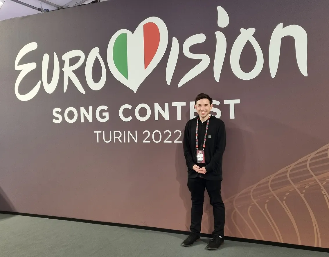 Zum ersten Mal war Felix Häring live beim Eurovision Song Contest dabei. Foto: Archiv Felix Häring