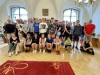 Die Jugendgruppe hatte unter anderem auch die Gelegenheit, sich mit dem Bürgermeister von Mährisch Trübau auszutauschen. Foto: BGZ Mährisch Trübau