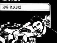 Plakat zur Kafka-Tagung vom 30. März bis 1. April 2023 im Prager Goethe-Institut.