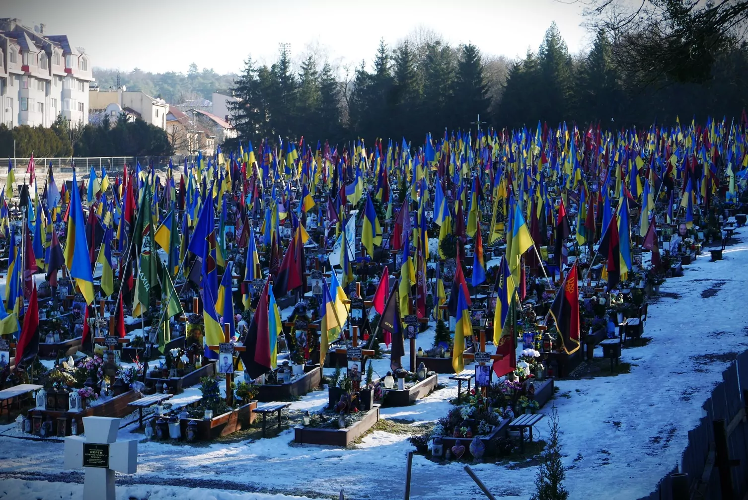 Soldatenfriedhof in Lemberg (Lviv). Foto: Simon Römer