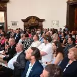 Veranstaltung unter dem Motto "80 Jahre Vertreibung – Verdrängen, Gedenken, Aufarbeitung" im Kuppelsaal der Deutschen Botschaft Prag. Foto: Deutsche Botschaft Prag