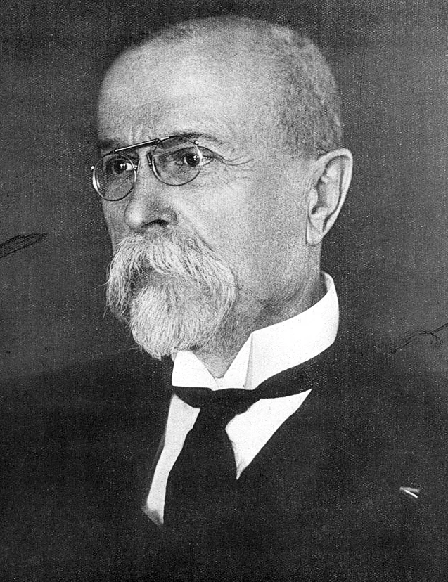 Tomáš Garrigue Masaryk, geboren am 7. März 1850 in Göding (Hodonín), war Staatsgründer der Tschechoslowakei und deren Präsident von 1918 bis 1935. Er starb am 14. September 1937 in Lahn (Lány).