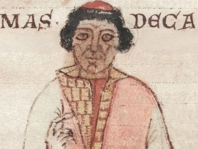 Cosmas-Abbildung aus der Leipziger Handschrift – ein historisches Unikat.