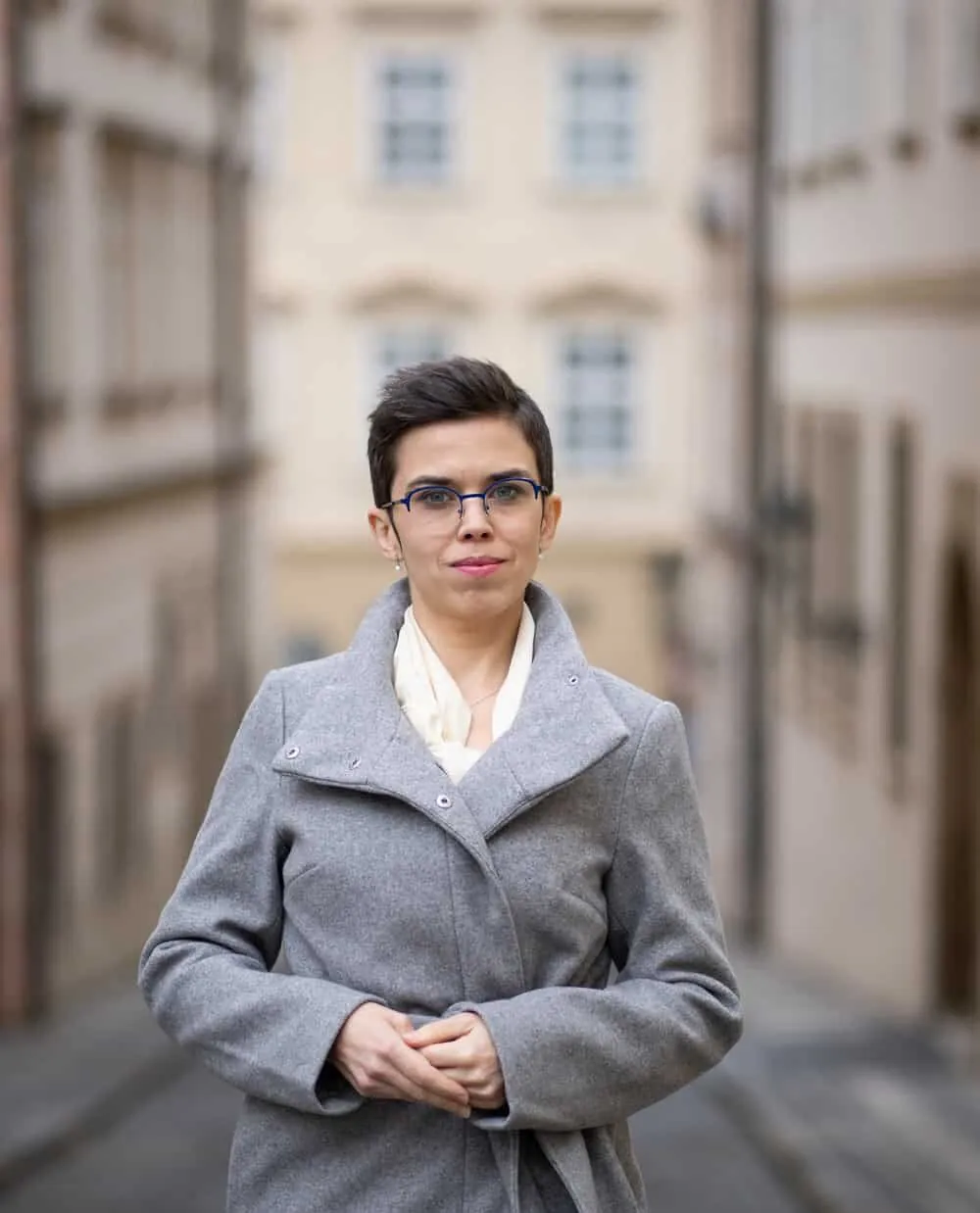 Die Fraktionsvorsitzende der tschechischen Piraten-Partei im Prager Abgeordnetenhaus, Olga Richterová.