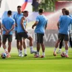 Spieler der tschechischen Nationalmannschaft beim Training in Guadalajara (Mexiko) am Mittwoch, den 10. Juni 2026.
